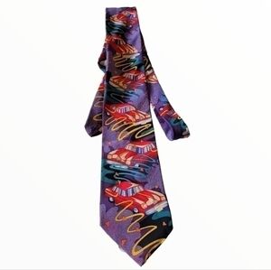 The Beatles 1966 Vintage Drive My Car 100% imported silk tie